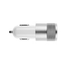 Universal Aluminum Dual USB Port Car Charger -1A. USB1111