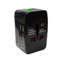 Universal Travel Adapter With Surge Protector - Dual USB Ports. UB7920