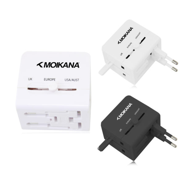 Worldwide Power Adapter W/ USB Port. TA6890