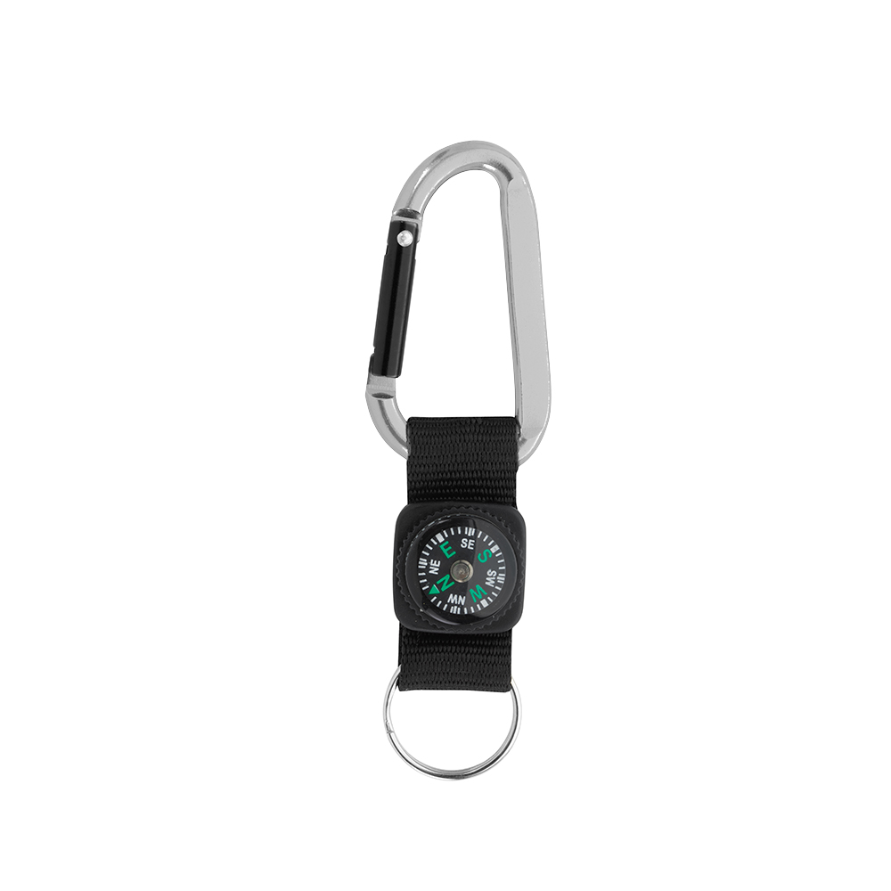 Combo Carabiner Compass Keychain. UB1610