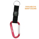 Combo Carabiner Compass Keychain. UB1610