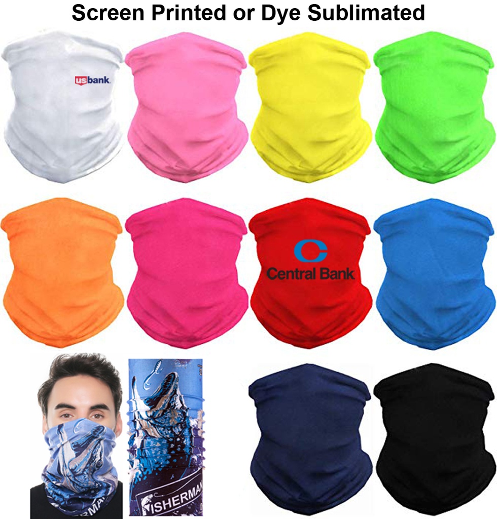 Cotton Breathing Neck Gaiter Face Mask