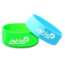 Custom Silicone Bracelet 1" Thickness. SB3888