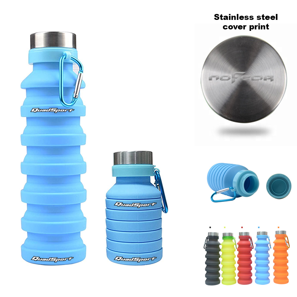 Eco-Friendly Silicone Water Bottle - 19 Oz. WB3652