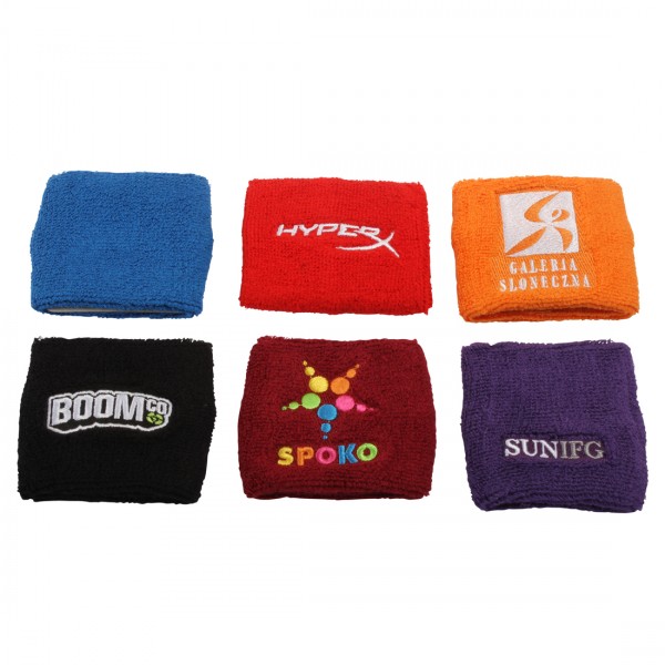 Embroidery Sports Terry Cotton Wristband Sweatband. WC3414