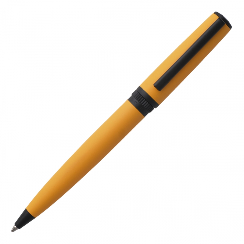 Hugo Boss Ballpoint pen Gear Matrix Yellow (Dual Branding)