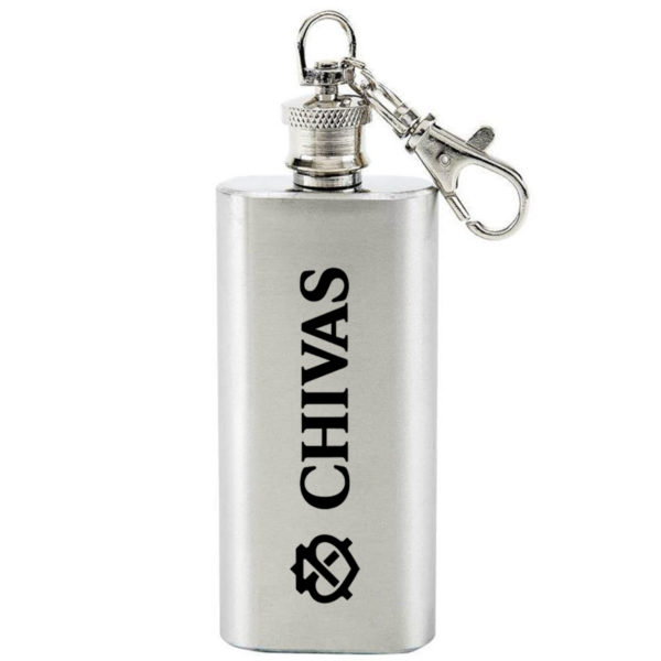 Jims Premium Keychain Flask Stainless Steel 2Oz. UB1582