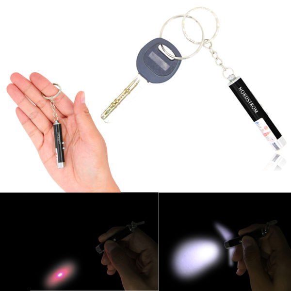 Laser Pointer Keychain With LED Flashlight. LP5031