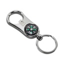 Metal Bottle Opener Compass Keychain. MB1249