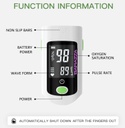 Portable Fingertip Pulse Oximeter - Digital LCD Display. CV5244