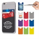 Silicone Cell Phone Sticky Wallet. AW8254