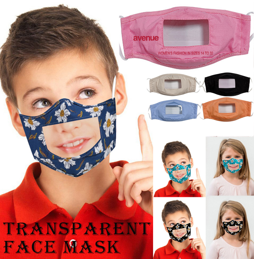 Sprinters Customized Reusable Mask W/ Transparent Window - Youth Size. CV8535