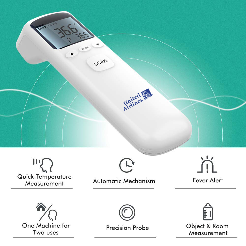 Touchless Forehead Infrared Thermometer - FDA Certified. CV5151