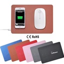 Ultra-Slim Leather Qi Wireless Charging Pad Mouse Mat. WC9750