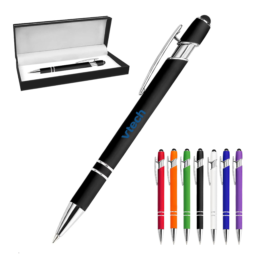 Velour™ Velvet Texture Pen - Optional Gift Box. SP7421