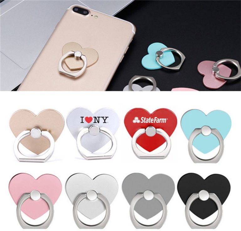 Washington Heart Mobile Phone Ring Grip Holder And Stand. PH5326