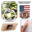 Washington Metal Adhesive Cell Phone Ring Grip Holder And Stand - Patriotic. USA1492