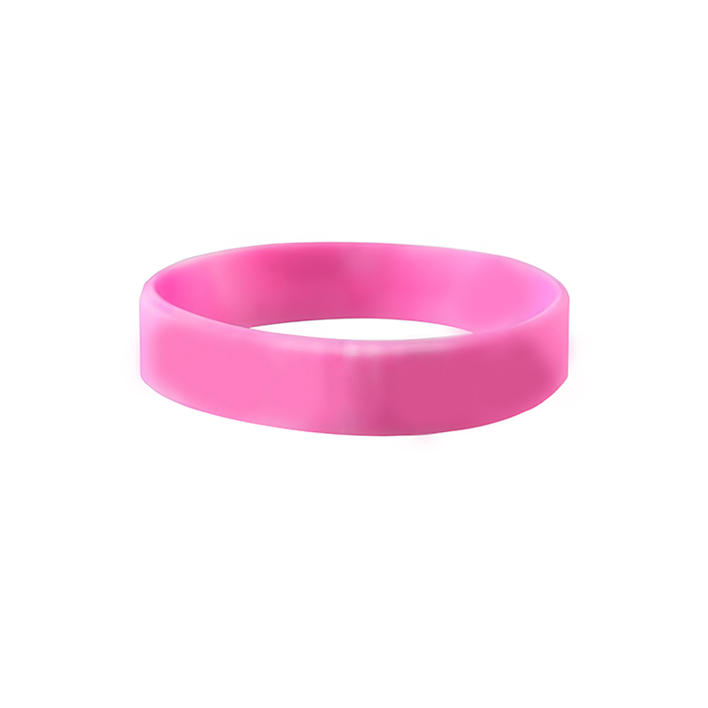 Breast Cancer Awareness Silicone Bracelet 1/2"