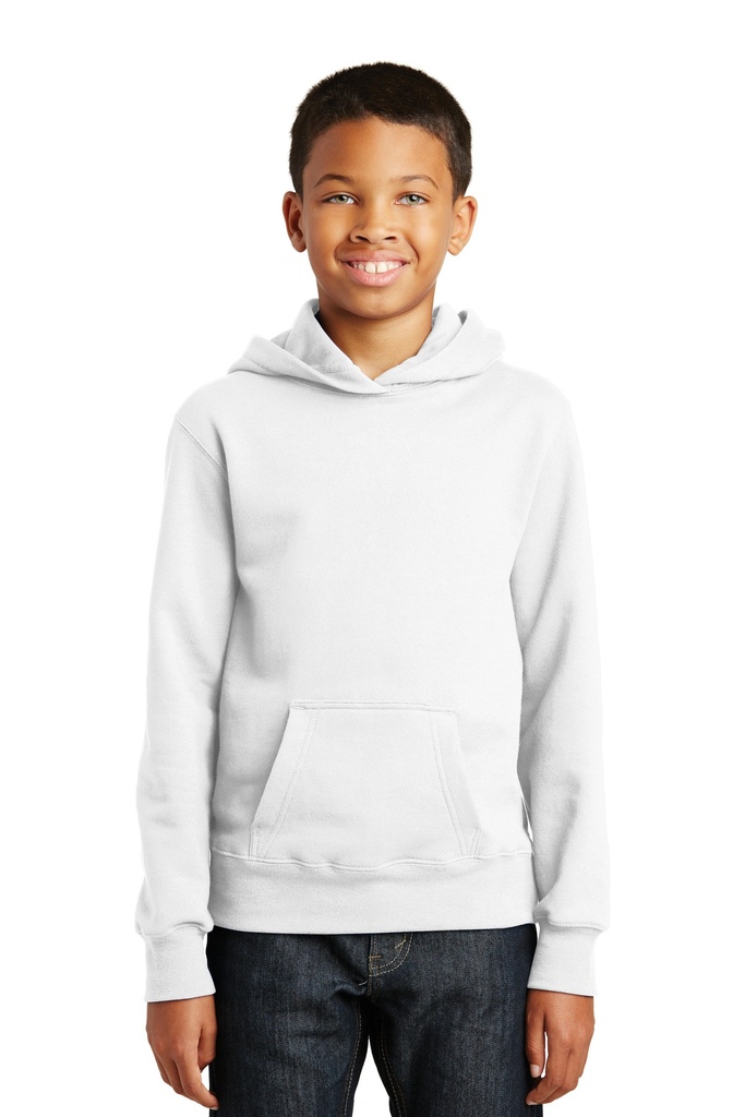 Port & Company Youth Fan Favorite Fleece Pullover Hooded Sweatshirt. PC850YH