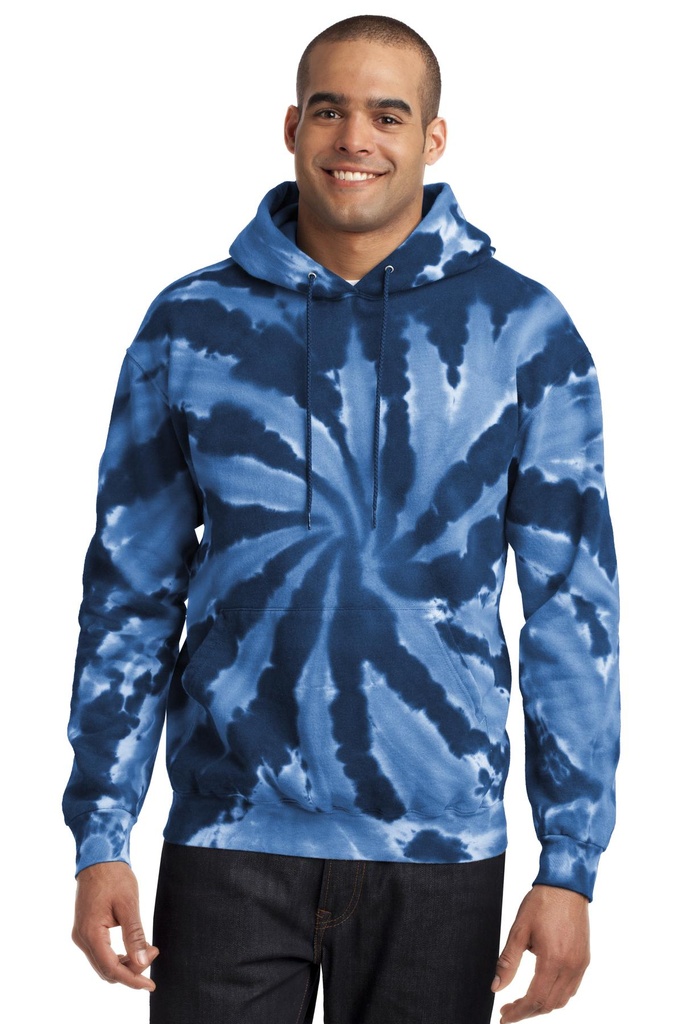 Port & Company Tie-Dye Pullover Hooded Sweatshirt. PC146