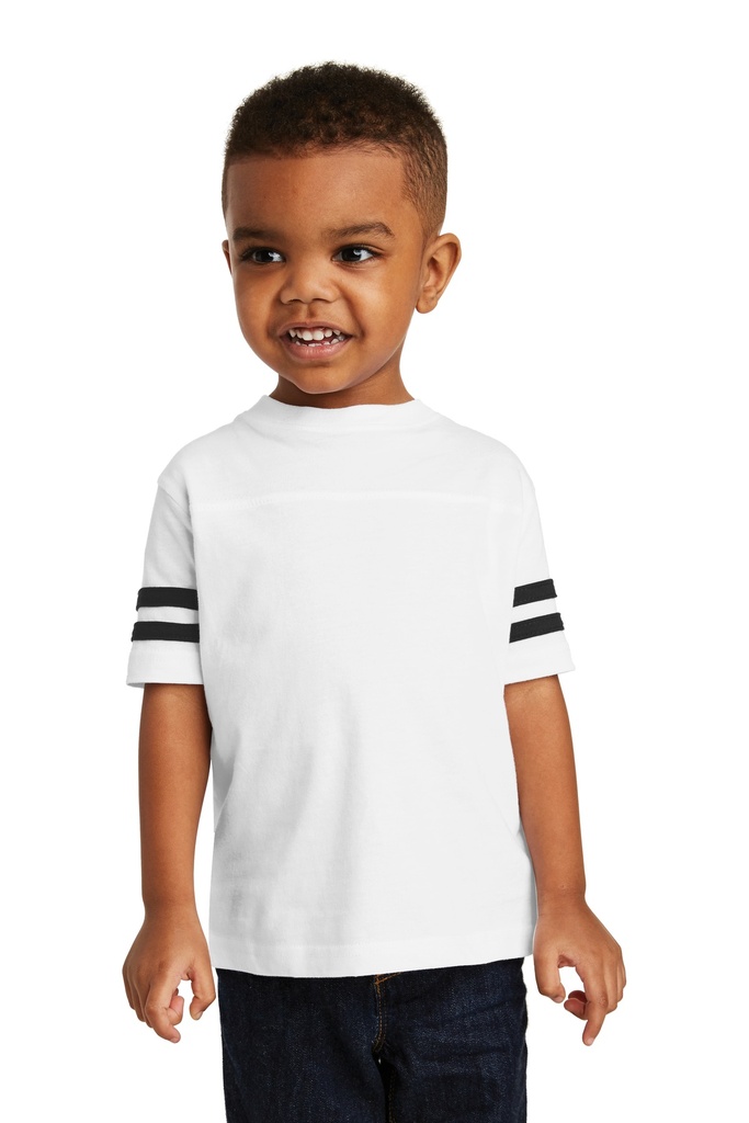 Rabbit Skins Toddler Football Fine Jersey Tee. RS3037