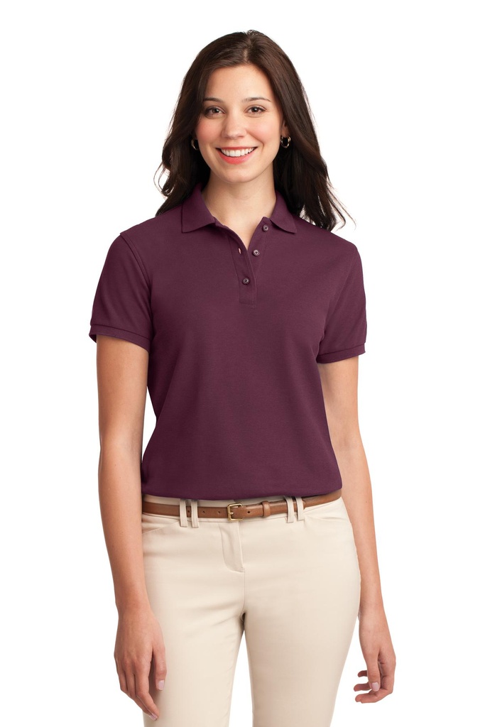 Port Authority Ladies Silk Touch Polo. L500