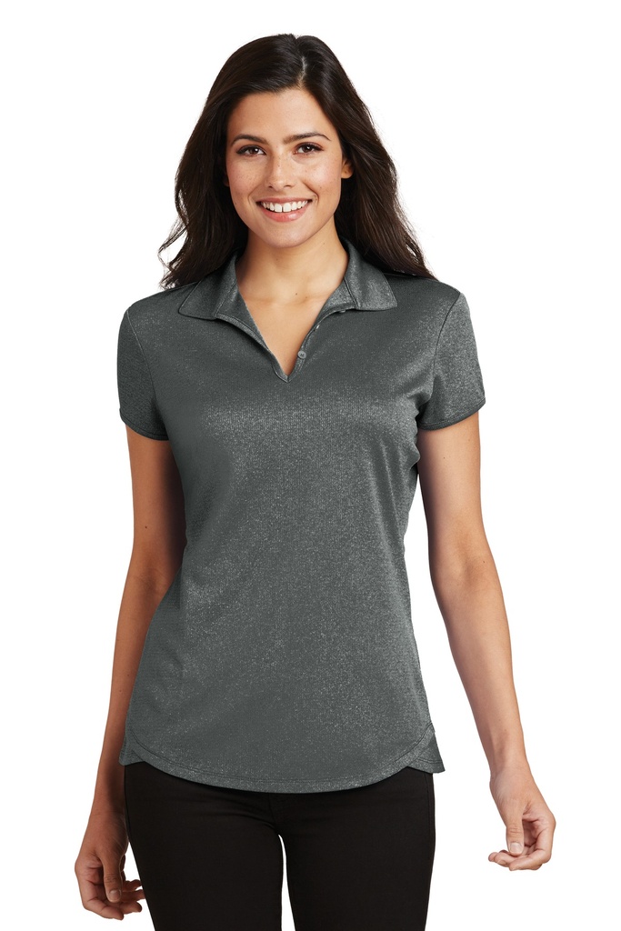 Port Authority Ladies Trace Heather Polo. L576