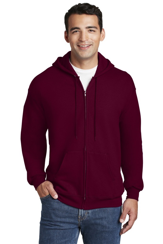 Hanes Ultimate Cotton - Full-Zip Hooded Sweatshirt. F283