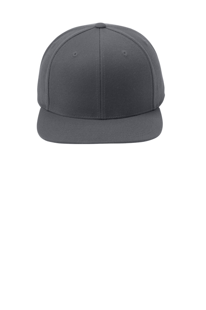 Sport-Tek Yupoong Flat Bill Snapback Cap. STC19