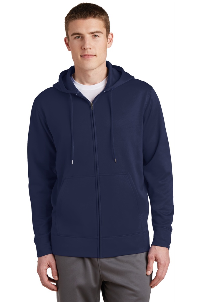 Sport-Tek Sport-Wick Fleece Full-Zip Hooded Jacket. ST238