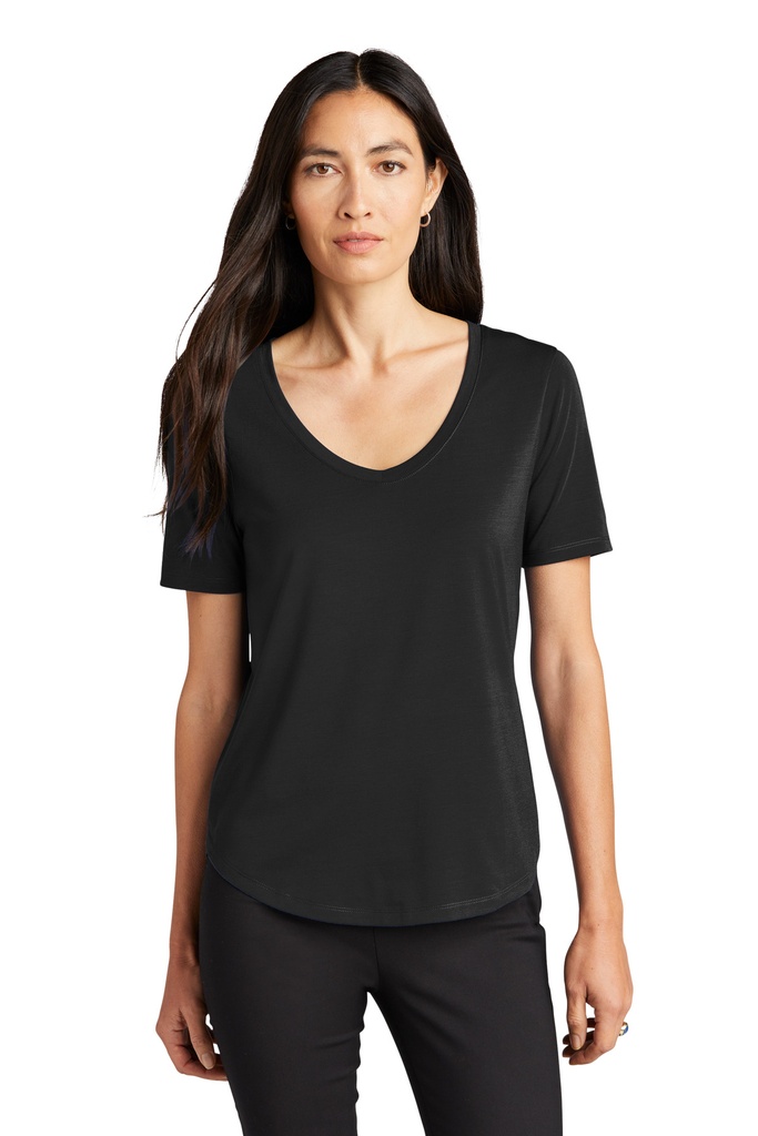 MERCER+METTLE Women's Stretch Jersey Relaxed Scoop MM1017