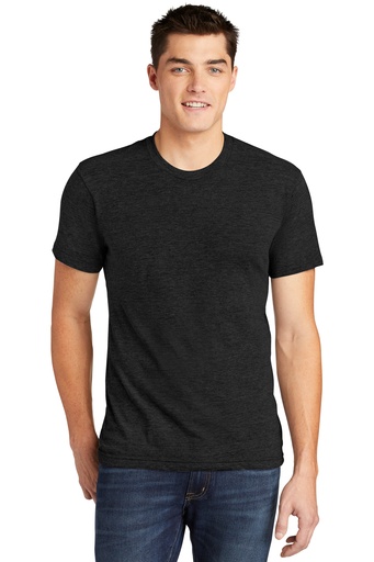 [2419861] American Apparel Tri-Blend Short Sleeve Track T-Shirt TR401 (TriBlack, XS)