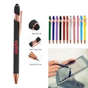 Velour™ Naishi Gold Accents Velvet Stylus Pen - Optional Gift Box. SP5802