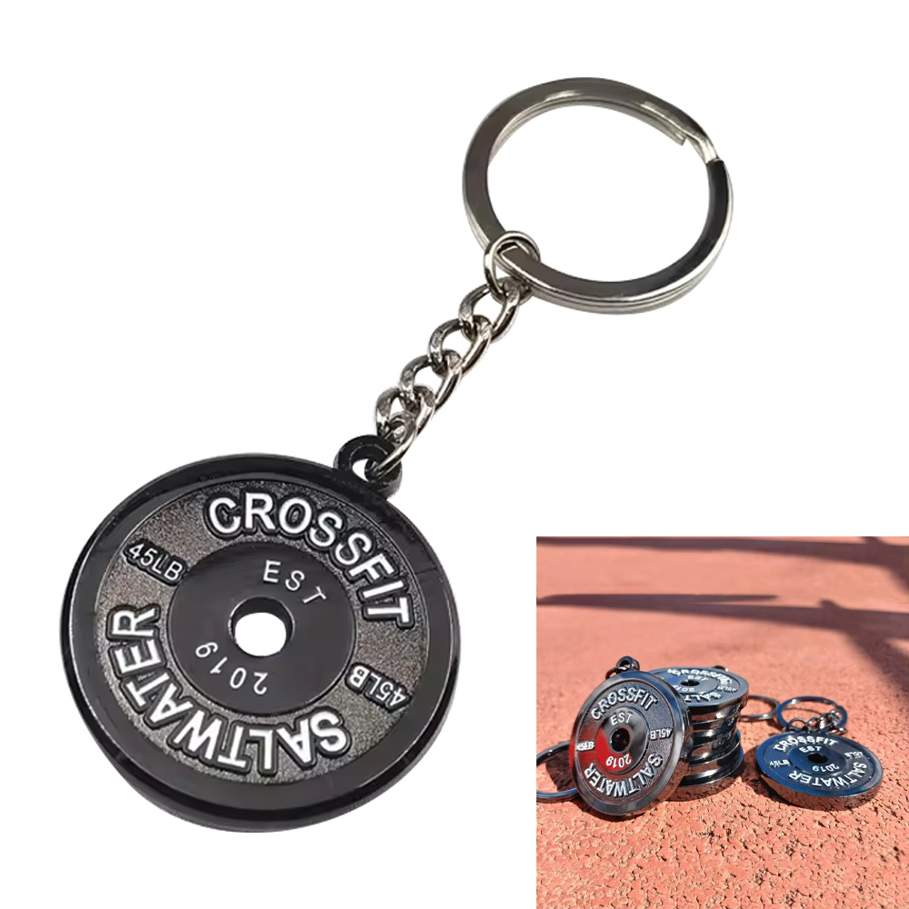 Gym Custom Keychain Charm. FN3342