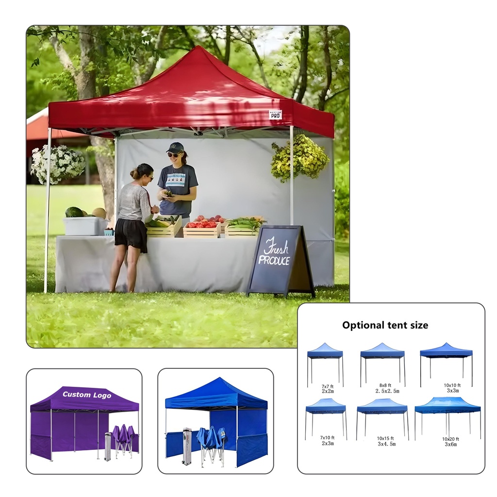 10' x 10' Canopy Tent - Vibrant Custom Design. TN9141