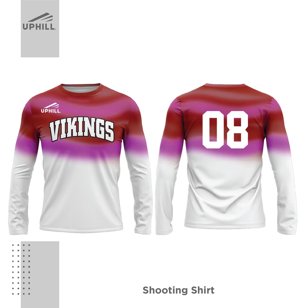 Sublimation Long Sleeve Shooting Shirt. SU3515