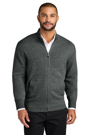 [2486021] Port Authority Easy Care Full-Zip Sweater SW2901 (CharcoalHt, XS)