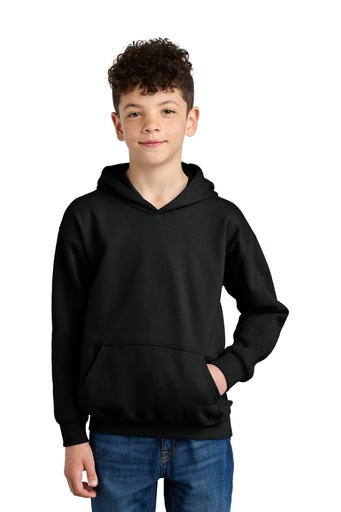 [2463581] Gildan Youth Softstyle Midweight Fleece Hoodie SF500B (Black, XS)