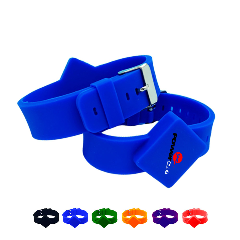 Secure RFID MIFARE Ultralight C Bracelet - 9.76" x 0.9". RF1244