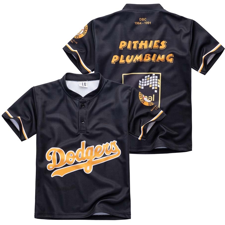 Homerun Sublimation 2 Button Baseball Jersey. BB4045