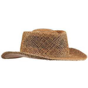 Lined Gambler Straw Hat