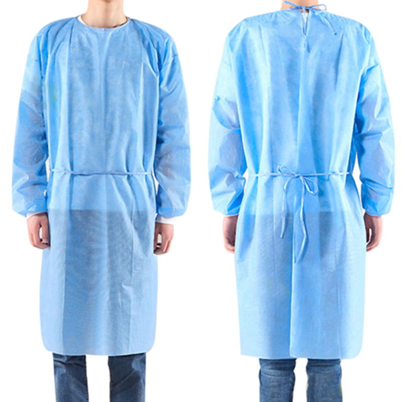 Disposable PE Laminated Polypropylene Gown - Level 2. CV4565