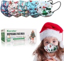 Children Size 3 Ply Face Mask - Christmas Designs. CV2022