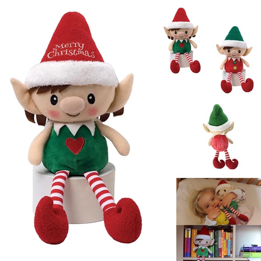 [LH8912] Elves Plush Toys w/ Embroidered Logo on Hat. LH8912