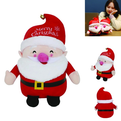 [LH8911] Santa Claus Plush Toy with Logo on Hat. LH8911