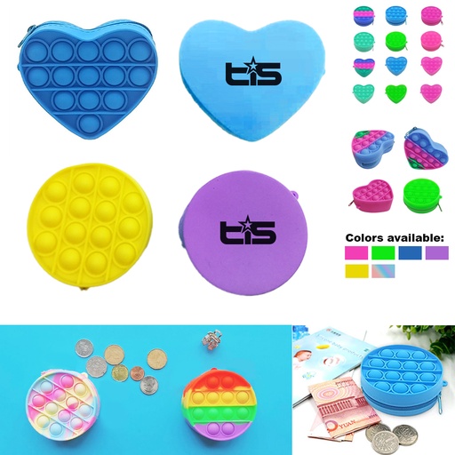 [CP0912] Pop-It Silicone Coin Purse. CP0912