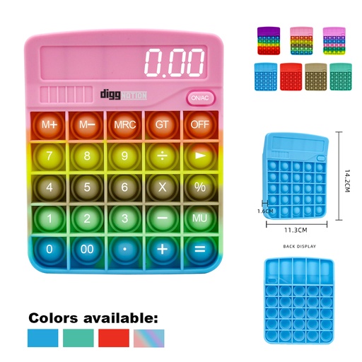 [ST4565] Pop It Fidget Toy - Calculator Shape. ST4565