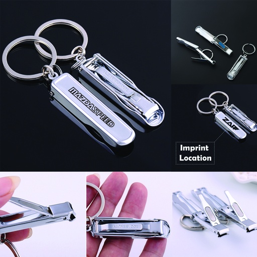 [NK6352] Foldable Nail Clipper Keychain. NK6352