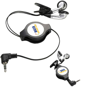 [RE6247] Retractable Earphones. RE6247