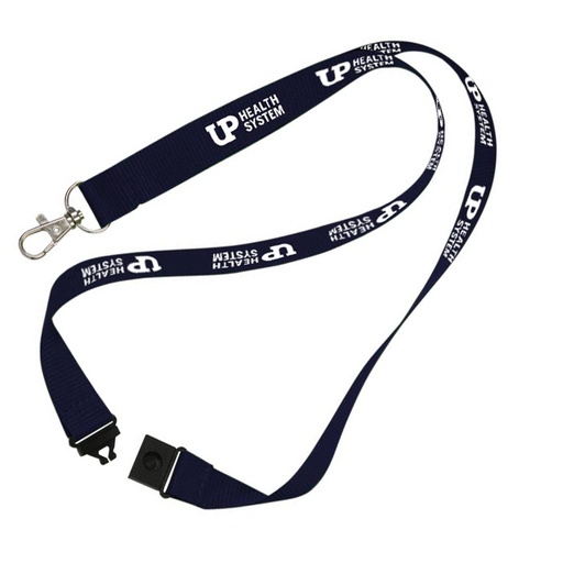 [LY3396] Sprinters Lanyard 3/4" Polyester W/ Metal Lobster Clip And Safety Breakaway Release. LY3396